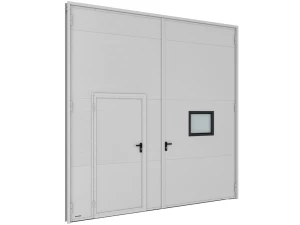 Распашные гаражные ворота SG-SS 3000x3500